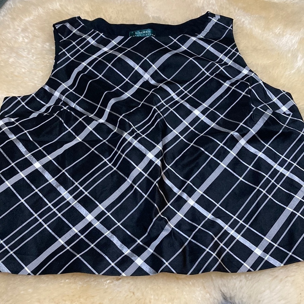 Lauren Ralph Lauren silk sleeveless top size 8